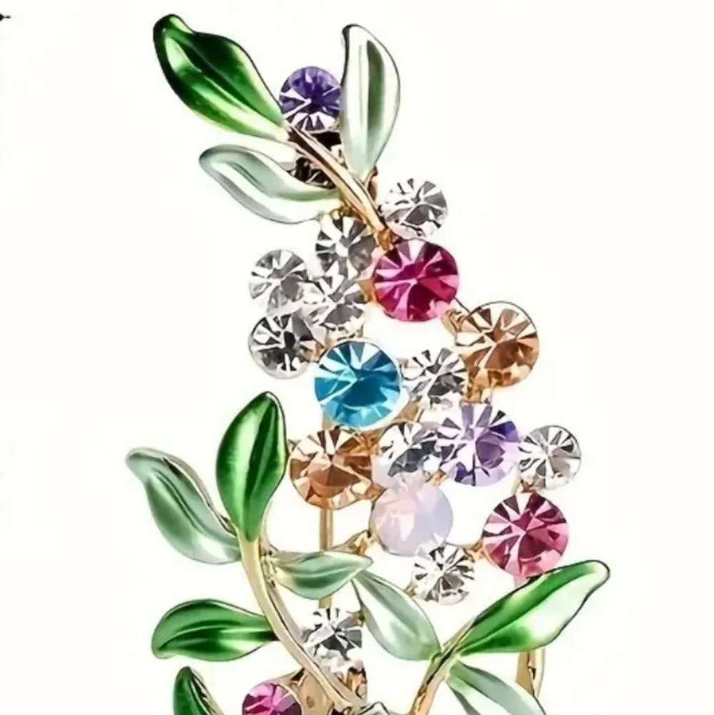 NEW!  Multicolor Flower brooch - Picture 6 of 9